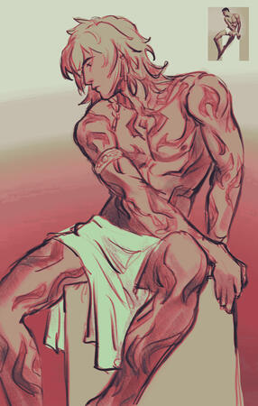 mydei warmup | hsr fanwork